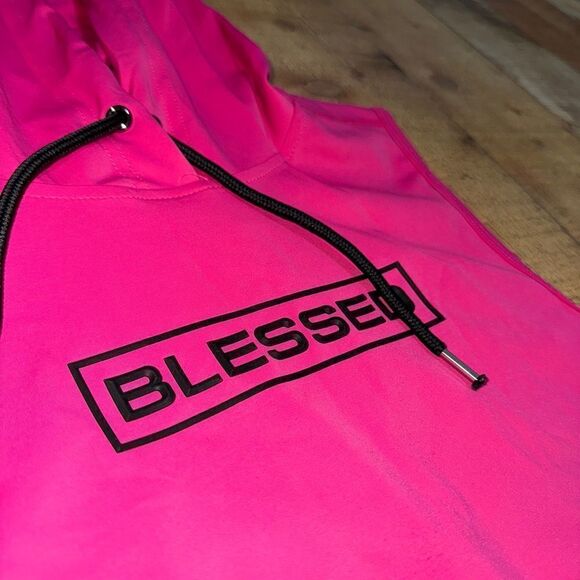 WOMEN'S ACTIVE FAITH SLEEVELESS PERFORMANCE HOODIE BLESSED Medium - Picture 8 of 12